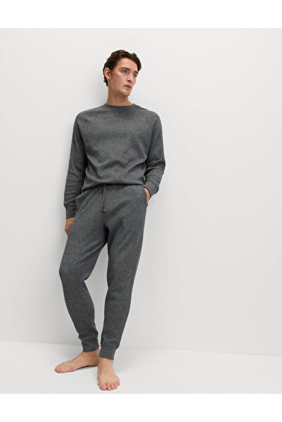 Marks & Spencer Saf Pamuklu Waffle Pijama Üstü