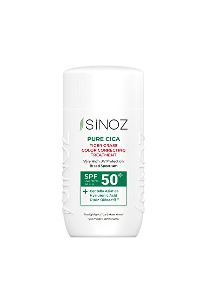 SİNOZ Pure Cica Instant Tone Equalizing and Repairing Face Care Cream – Miner...