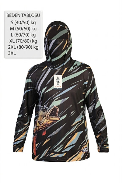dkmoutdoor Orkw Kapüşonlu Uzun Kollu Balıkçı Ve Su Sporları Uv Korumalı Su It...