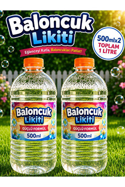 a v d a 500ml x 2 Adet Kaliteli Formül Baloncuk Sıvısı Likiti Köpük Tabancası...