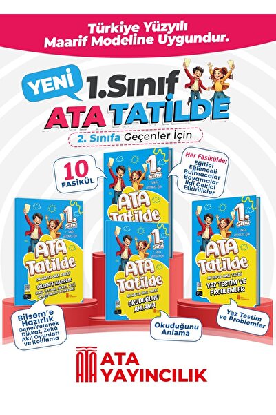Ata Yayıncılık 1. Sınıf Ata Tatilde Setimiz