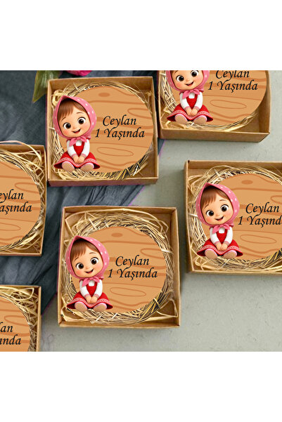 HET Concept 20 Adet Kişiye Özel Hediye Magnet Hediyelik Bebek Çocuk Doğum Gün...