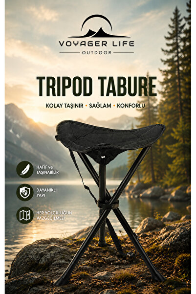 Apnea Voyager Life Katlanabilir Yer Kaplamayan Tripod Balıkçı Taburesi