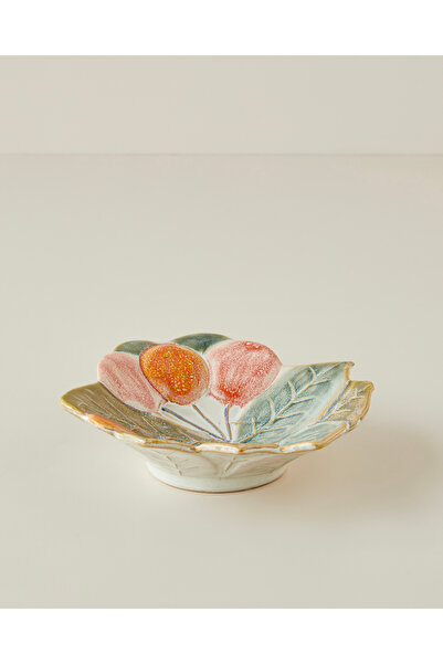 English Home Marta Seramik Dekoratif 15x15x4 cm Multicolor