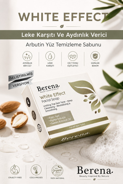 BERENA Ton eşleştirci cildin koyu lekeleri açar ve görünümünü iyileştirir doğ...