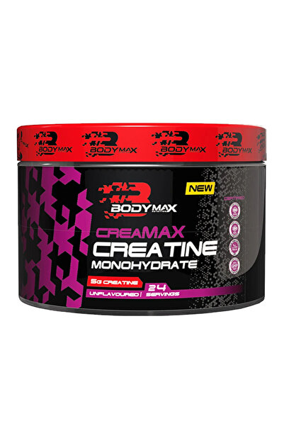 BODYMAX كريماكس كرياتين مونوهيدرات 120 جرام 24 حصة 100% كرياتين مونوهيدرات بد...