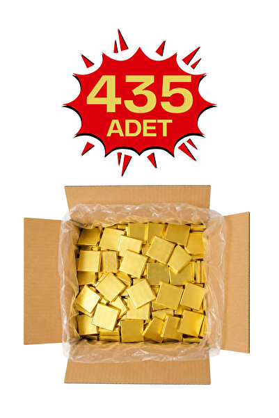 Bubi Çikolata Altın Sargılı Sütlü Madlen 3 Kg İkramlık Çikolata