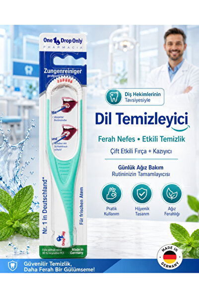 One Drop Only Dil Temizleyici Profesyonel Ağız Kokusuna son Dil Temizleyici Fırça Kazıyıcı Taze Nefes İçin