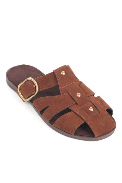 Capone Outfitters Hannie Gladiator Short Heeled Women's Slippers