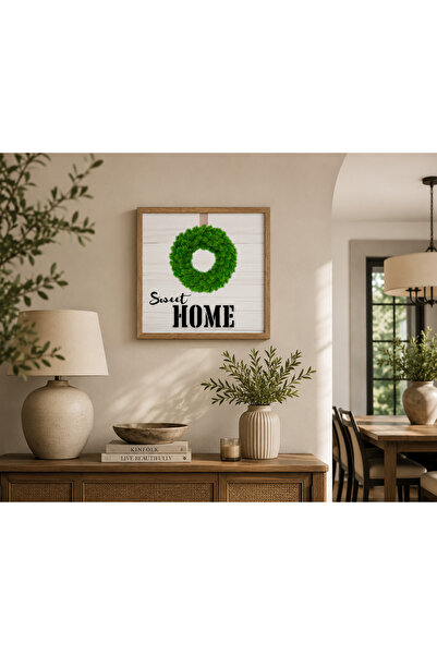 rosfloa rf Sweet Home İskandinav Tarz Gerçek Ahşap Çerçeveli Dresuar Mutfak K...
