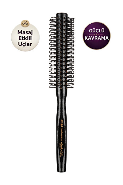 ELSA Επαγγελματική βούρτσα μαλλιών Dark Series Ds01
