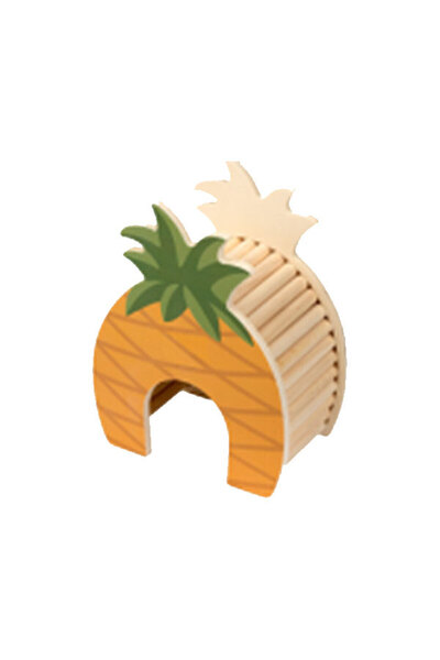 Pawise GLBLSEME Ahşap Kemirgen (210631) Yuvası Ananas