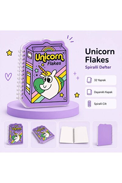 4nio Caiet în formă de unicorn