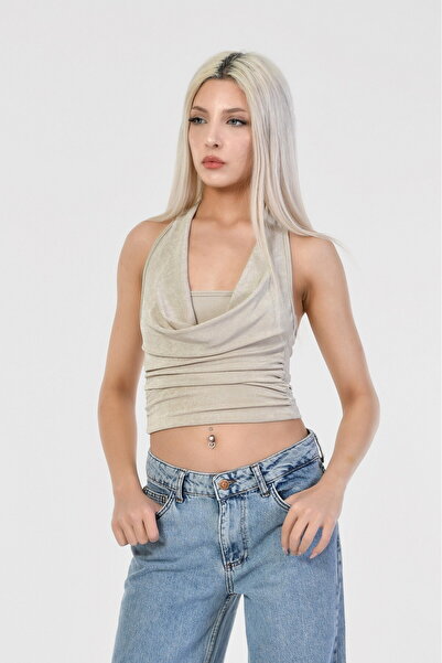 Moda1001 Mistix Back Sa lančanim detaljem bluza