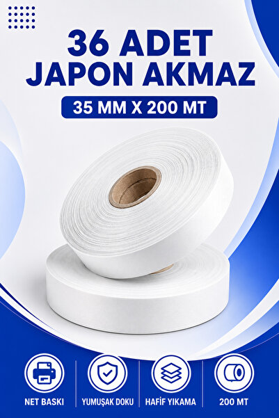 Küresel Etiket Barkod 35X200Mm Japanese Not Cracked |   36 Pieces |   200m | ...