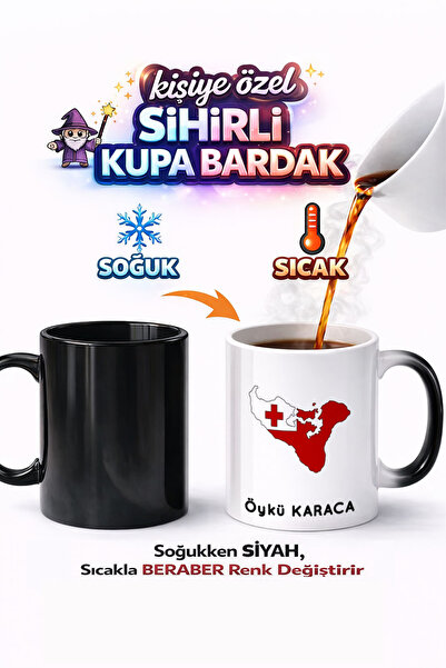 Kirbi Reklam كوب سحري من البورسلين مطبوع على الوجهين بتصميم علم تونغا هدية