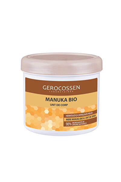 GEROCOSSEN Unt de corp Manuka Bio cu miere de Manuka, unt de shea și ulei de ...