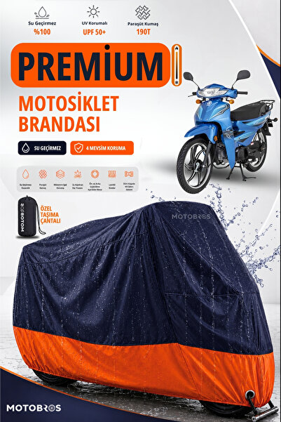 Motobros غطاء محرك الدراجة النارية مونديال 50 SFC، غطاء محرك مقاوم للماء، قما...