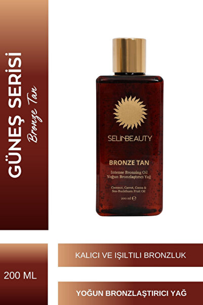 SELİNBEAUTY Bronze Tan Intense Bronzing Oil 200 ml