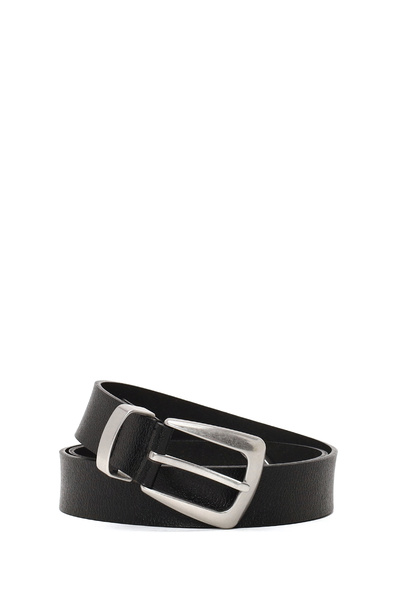 Derimod Unisex Black Leather Belt 000A2D13080Ft