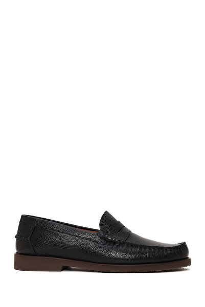 Derimod Erkek Siyah Deri Casual Loafer 26SFD6033FT
