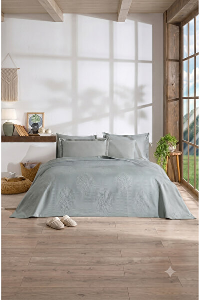 Özdilek Set Pique RANFORCE pentru două persoane, verde jacquard, LUX KP (Z)