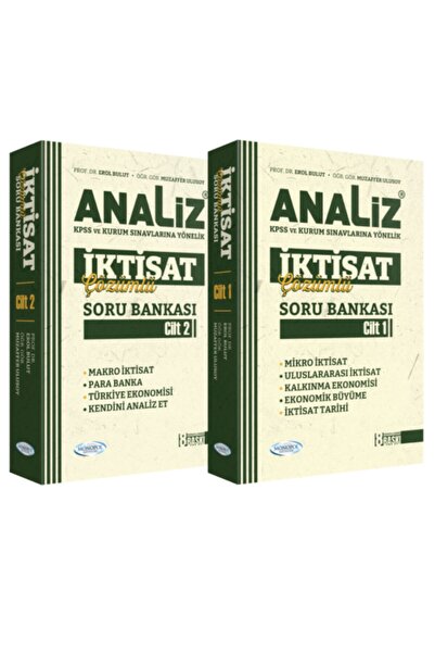 Monopol Yayınları Analiz İktisat Çözümlü Soru Bankası 8.Baskı