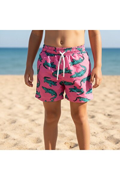 MİLAYS LİFE HOME COLLECTİON Pantaloni scurți pentru băieți, cu imprimeu color...