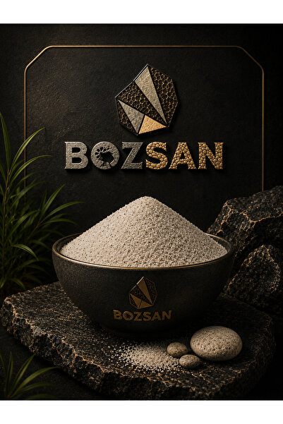 Bozsan 3 Kg 04-08 mm Silis Krem Renk Kumsal Kumu, Bitki Marimo Teraryum Kumu, Akvaryum Kumu, Deniz Plaj Kumu, Oyun Alan Kumu 3 Kg