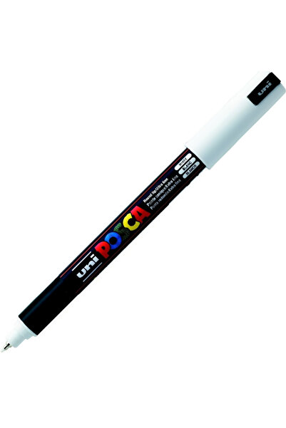 UNİ-BALL Uniball Posca 4.5-5.5mm Poster Markörü Beyaz / PC7M