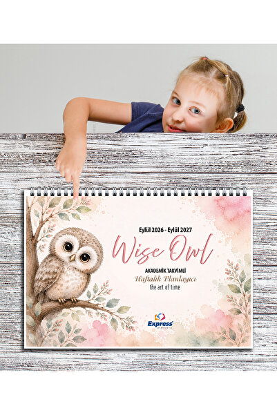 express planlayıcı 2027 Calendar A4 Size 53 Weekly Planner Wise Owl