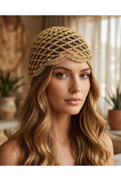 Passionis Jewelry Hair Accessories Beach Accessories Crochet Yarn Bandana Cap...