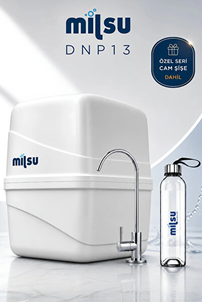 Mil Su Arıtma Cihazı 13 Aşamalı 80 GPD Membranlı Mineral Ve Detoks Filtreli Ç...