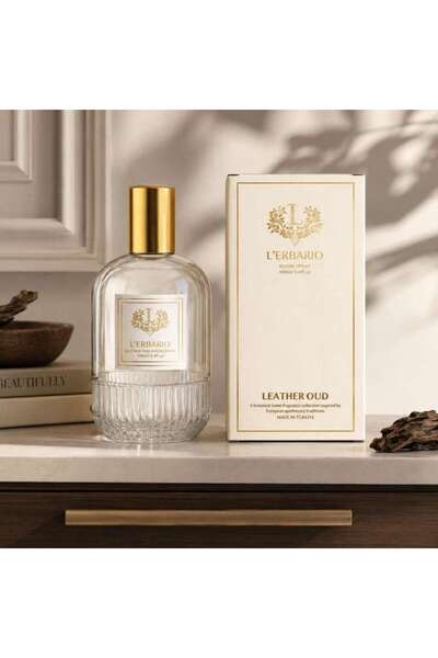 PAN HOME عطر ليرباريو ليدر عود سبراي 100 مل 5×5×12 سم - أبيض