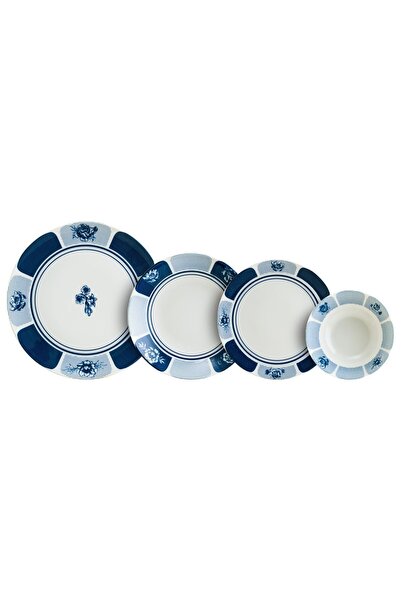 ChiChi HOME Flower Pino 24 Parça 6 Kişilik Porselen Yemek Seti