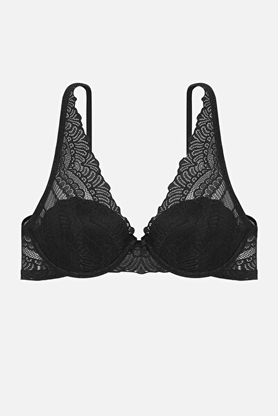 Wonna Set de dantelă sutiene - Fără burete - 2277 - Negru