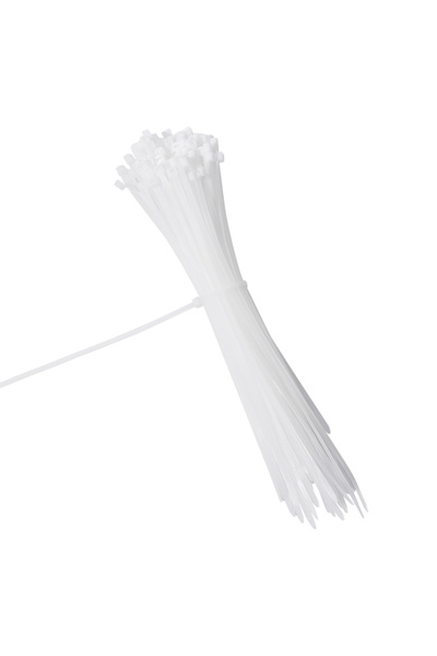 Deli Coliere de plastic pentru cabluri 4x200mm Albe