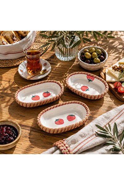 home inn Handmade Presentation Bowl Set |   Stain-Resistant |   Wicker Look R...