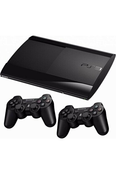 CRKTEKNOLOJİ Playstation 3 Slim 500 Gb ps3 ( Yenilenmiş ) 2 Kablosuz Kol 40 D...
