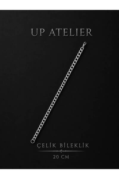 Up Atelier Silver Men's Gourmet Model 5mm