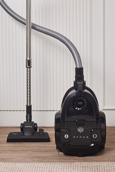 Karaca Vantuz Action Force X10 2 Lt Toz Torbasız Hazneli Elektrikli Süpürge B...