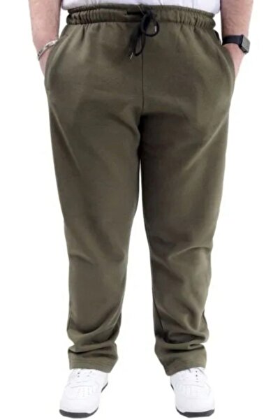 cusseli Large Size Men's Sweatpants Classic 3 Thread 11103 Khaki