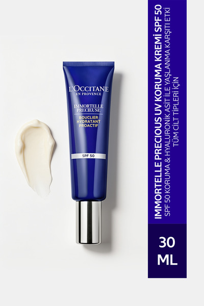 L'Occitane Immortelle Precious İlk Yaşlanma Belirtileri için UV Koruma Kremi,...
