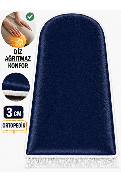 Carpetella Covor de rugăciune din catifea de lux ortopedică cu burete de 3 cm...