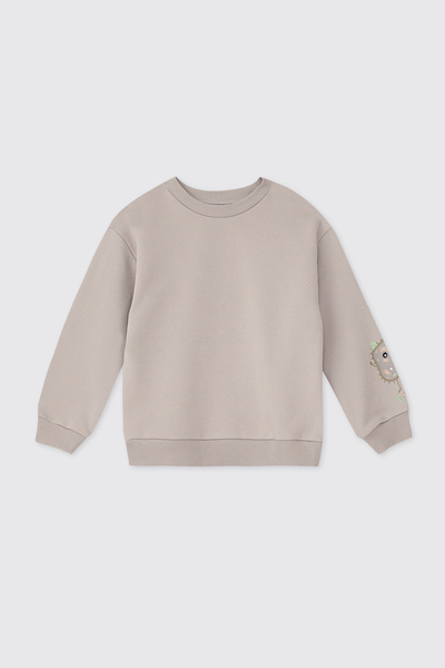 Panço Erkek Bebek Yumuşak Dokulu Taş Sweatshirt