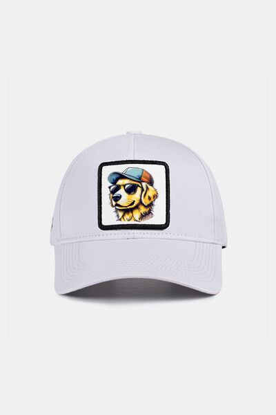 BlackBörk Six Dog Logo White Baseball Cap