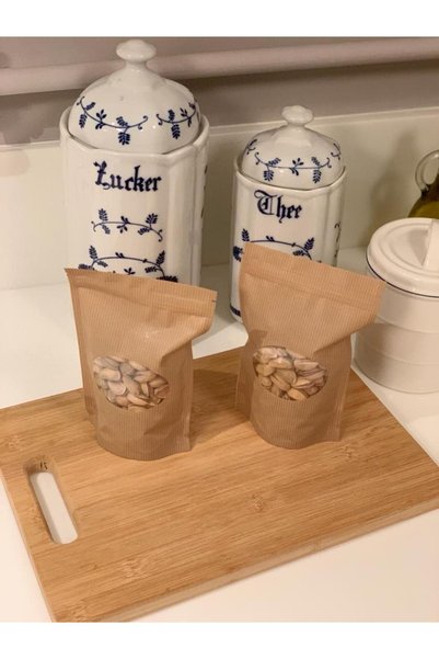 PALPAK Paper-Look Ziplock Storage Bag, Midi Size (11X17 cm) / 10 Pieces - 200 ml