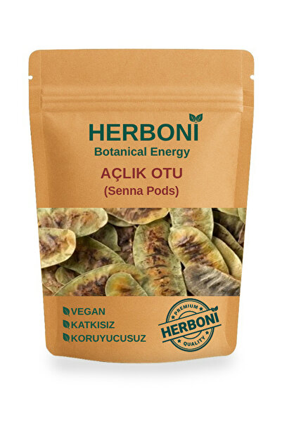 HERBONİ Hunger Herb 200g, Folliculj Sennae, Natural and Without Additives