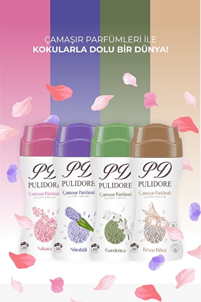 PULIDORE Granül Çamaşır Parfümü & Çamaşır Yumuşatıcı ( SAKURA-GARDENYA-SÜMBÜL...