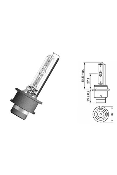 Osram Оригинална D2S 35W 85V 66240 ксенонова крушка за фарове на кола
